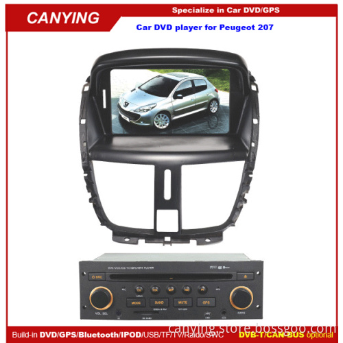 Integrative Car DVD Player for Peugeot 207 (CY-8207)